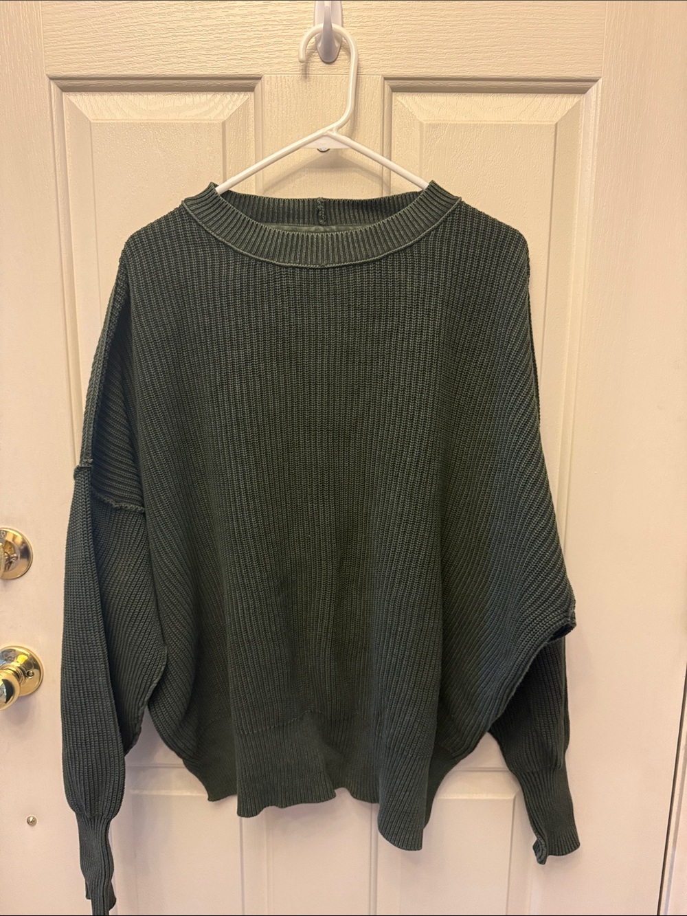 Aerie Olive Green Ribbed Knit Women's Sweater